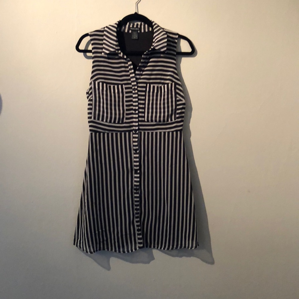 Stoosh black and white striped dress
